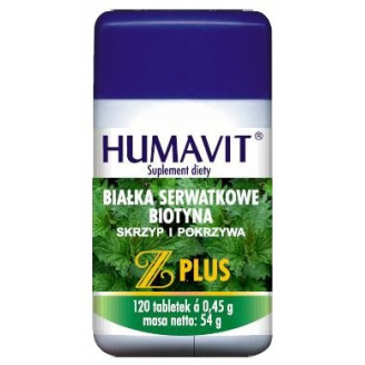 HUMAVIT Z PLUS  120 TABLETEK