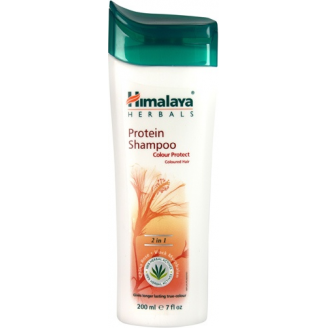 HIMALAYA HERBALS - SZAMPON PROTEINOWY Z ODŻYWKĄ  "OCHRONA KOLORU"DO WŁOSÓW FARBOWANYCH