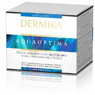 OSTATNIA SZTUKA! Dermika Aquaoptima Krem głęboko nawilżający na dzień SPF 6