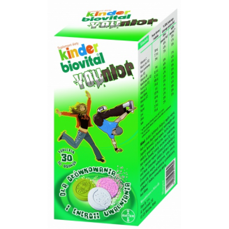 KINDER BIOVITAL YOUNIOR, 30 TABLETEK DO SSANIA