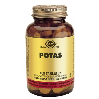 SOLGAR POTAS 100 TABLETEK