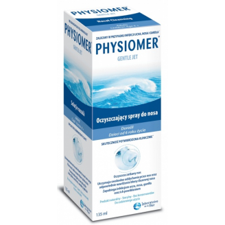 PHYSIOMER GENTLE JET SPRAY - OCZYSZCZAJĄCY SPRAY DO NOSA 135 ML