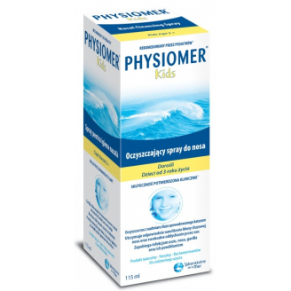 Physiomer Kids Spray - Oczyszczający spray do nosa, 115 ml