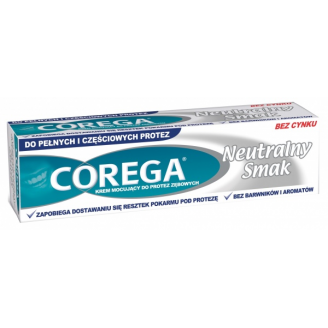 COREGA NEUTRALNY SMAK KREM MOCUJĄCY DO PROTEZ ZĘBOWYCH 40 G