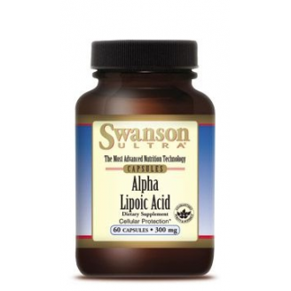 Swanson Kwas Alfa Liponowy, 300 mg, 60 kapsułek