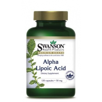 Swanson Kwas Alfa Liponowy, 50 mg, 120 kapsułek