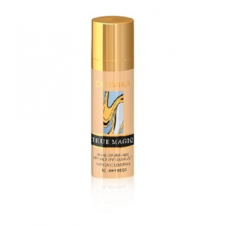 Dermika True Magiq Anti-age Luksusowy podkład kryjąco-pielęgnujący z diamentami i kwasem hialuronowym 02 Light Beige