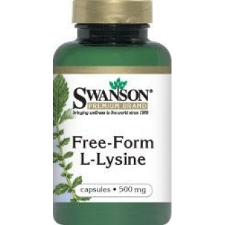 SWANSON L-LIZYNA 500 MG 300 KAPSUŁEK