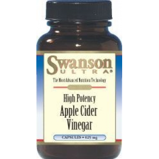 Swanson Apple Cider Vinegar, Ocet jabłkowy 625 mg, 180 kapsułek