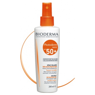BIODERMA PHOTODERM MAX SPRAY SPF 50 200 ML + BIODERMA PHOTODERM APRES SOLEIL - EMULSJA PO OPALANIU 100 ML W PREZENCIE