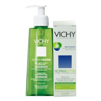 VICHY NORMADERM TRI-ACTIV KREM NAWILŻAJĄCY NA DZIEŃ DO SKÓRY Z NIEDOSKONAŁOŚCIAMI 50 ML