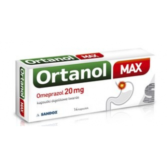ORTANOL MAX 14 KAPSUŁEK DOJELITOWYCH