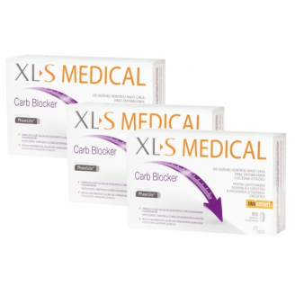 XL-S MEDICAL CARB BLOCKER ZESTAW 3 OPAKOWANIA X 60 TABLETEK