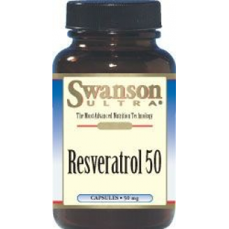 Swanson Resweratrol 50, 30 kapsułek