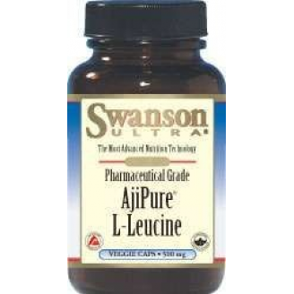 Swanson Ajipure, L-Leucyna, 60 kapsułek