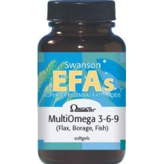 Swanson Multiomega 3-6-9, 120 żelek