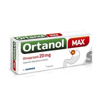 ORTANOL MAX  7 KAPSUŁEK DOJELITOWYCH