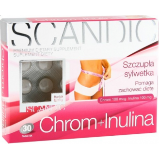 SCANDIC CHROM + INULINA 90 TABLETEK
