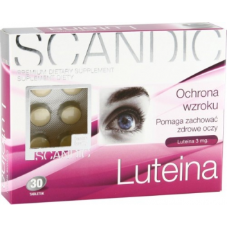 SCANDIC LUTEINA 30 TABLETEK