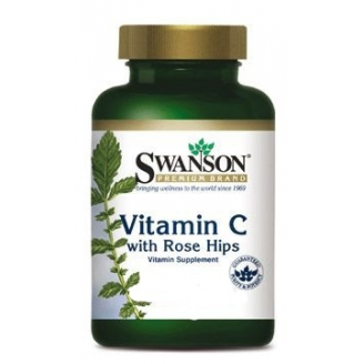 SWANSON WITAMINA C 1000 + DZIKA RÓŻA 250 KAPSUŁEK