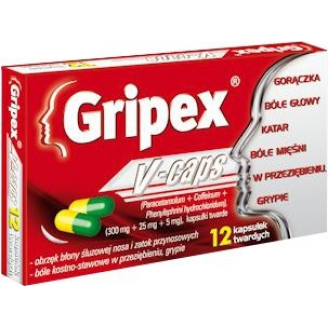 GRIPEX V - CAPS 12 KAPSUŁEK