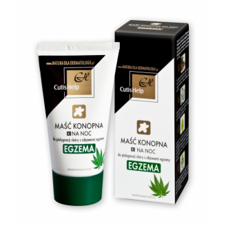 Egzema, Cutishelp, Maść konopna na noc, 50 ml