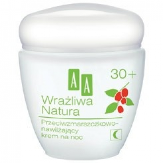 AA Oceanic AA Wrażliwa Natura Krem przeciwzmarszczkowy nawilżający na noc 30+