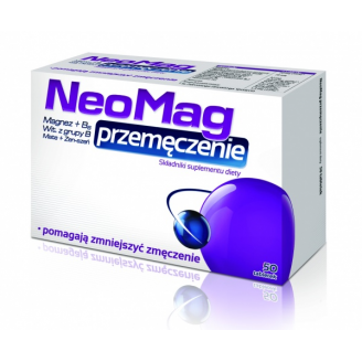 NEOMAG PRZEMĘCZENIE 50 TABLETEK