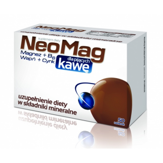 Neomag dla pijących kawę, 50 tabletek