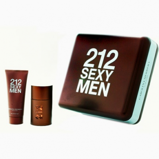 ZESTAW CAROLINA HERRERA 212 SEXY MEN WODA TOALETOWA SPRAY 50ML + ŻEL POD PRYSZNIC 100ML