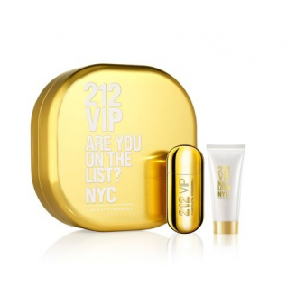 ZESTAW CAROLINA HERRERA 212 VIP WOMEN WODA PERFUMOWNA SPRAY 50ML + BALSAM DO CIALA 100ML