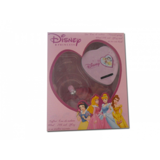 ZESTAW DISNEY PRINCESS WODA TOALETOWA SPRAY 60ML + SKARBONKA