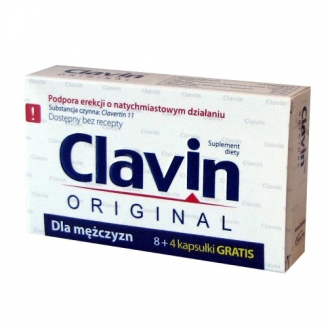 Clavin, 8 kapsułek + 4 GRATIS