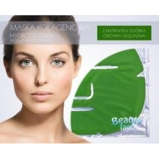 BEAUTY FACE MASKA ODŻYWIAJĄCO ROZJAŚNIAJĄCA MASKA Z EKSTRAKTEM Z OGÓRKA
