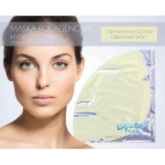Beauty Face, Przeciwzmarszczowa maska z diamentami i drobinkami złota