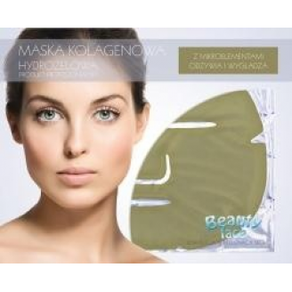 Beauty Face, Przeciwzmarszczkowa odmładzająca kolagenowa maska do cery tłustej i mieszanej