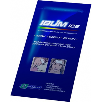 IBUM ICE PLASTER HYDROŻELOWY CHŁODZĄCY 2 SZTUKI W OPAKOWANIU