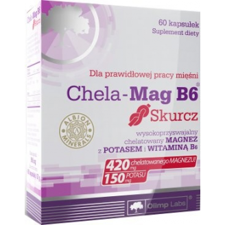 Olimp chela-mag B6, Skurcz, 60 kapsułek