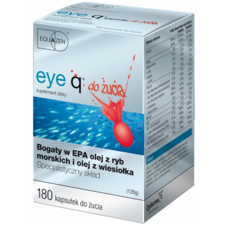 EYE Q DO ŻUCIA 180 KAPSUŁEK SMAK TRUSKAWKOWY