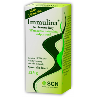 Immulina, Syrop o smaku kiwi i limonki, 125 ml